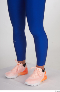 Zuzu Sweet blue leggings calf dressed orange sneakers sports 0002.jpg